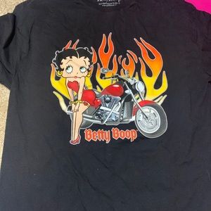 Betty Boop motorcycle shirt